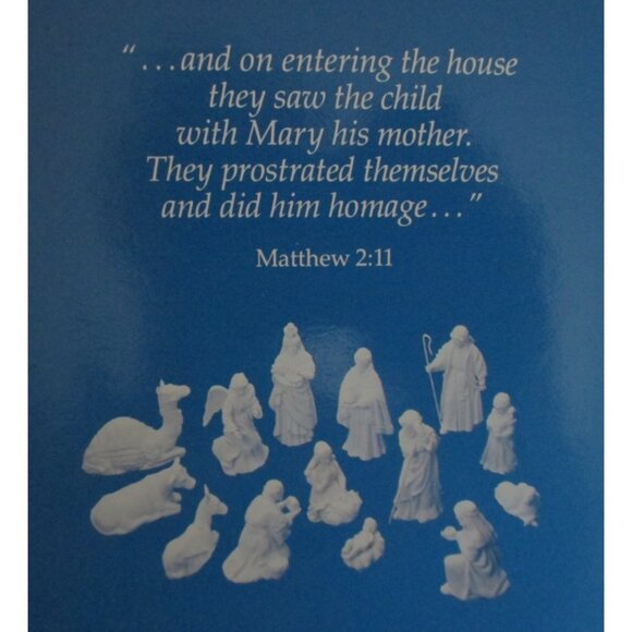 Avon Nativity Collectibles The Innkeeper Figurine  - Vintage 1988 White Bisque - Picture 9 of 9